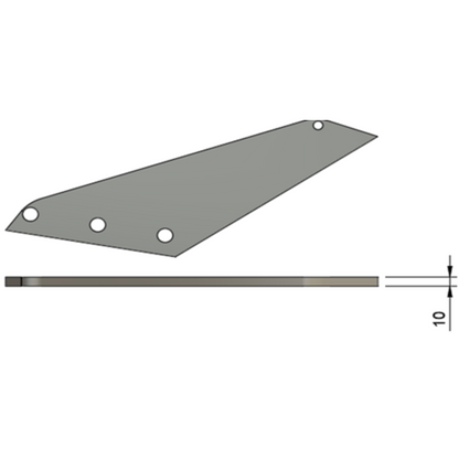 Nóż do paszowozu Podpora 10 mm Strautmann – długi – 101508S